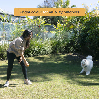 High Bounce Pet Ball - Yellow - Hakuna Pets