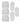 Paw Proof Retractable Dog Gate - Spacers Kit - White - Hakuna Pets