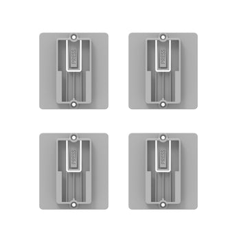 6-Panel Plastic Pet Playpen - Adhesive Plates - 4 Pack - Hakuna Pets