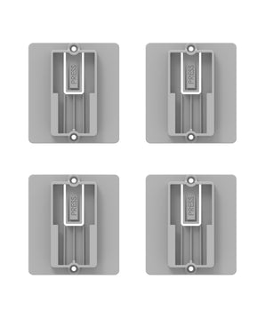 6-Panel Plastic Pet Playpen - Adhesive Plates - 4 Pack - Hakuna Pets
