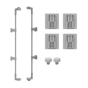 6-Panel Plastic Pet Playpen - Wall Mounting Set - 1 Pack - Hakuna Pets