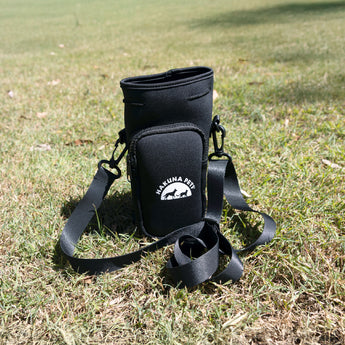 1.5 L Insulated Pet Water Bottle - Holder - Black - Hakuna Pets