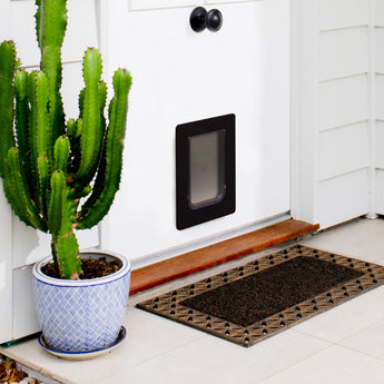 Super Tough Pet Door - S / Black - Hakuna Pets