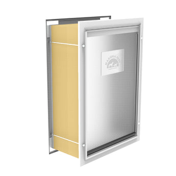 Deluxe Aluminium Pet Door - Extra Wide Tunnel Kit - S - Hakuna Pets